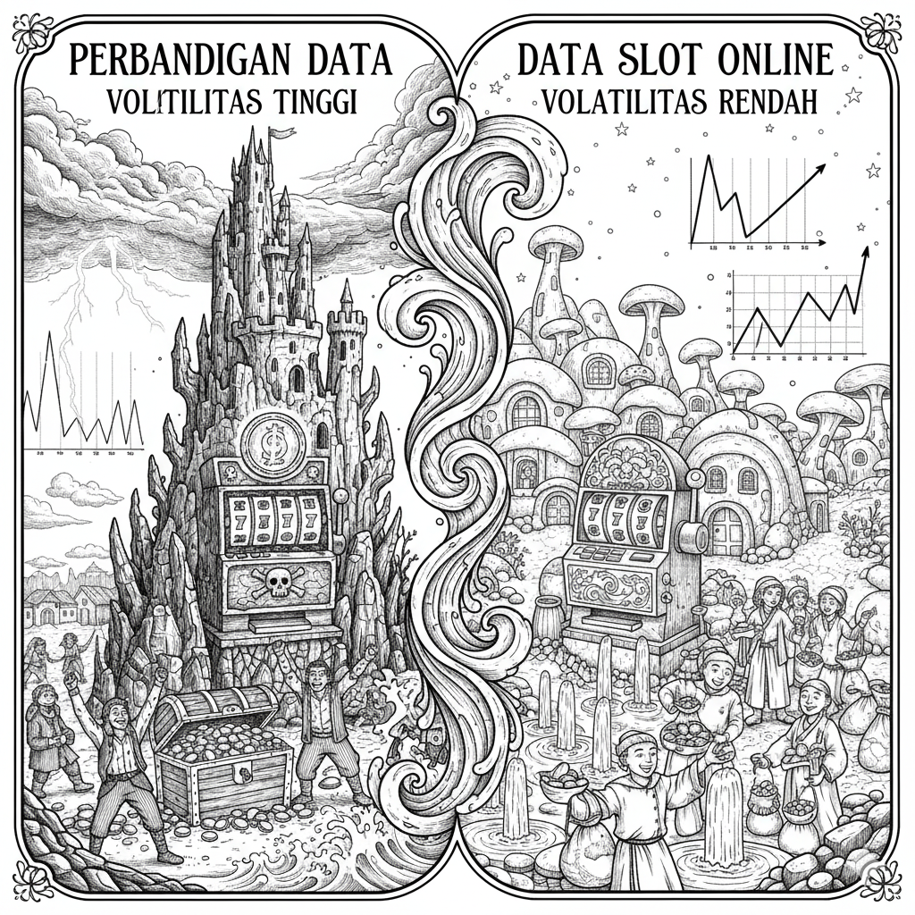 Perbandingan Data Slot Online Volatilitas Tinggi vs Rendah